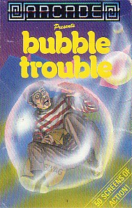 Bubble Trouble box art for ZX Spectrum